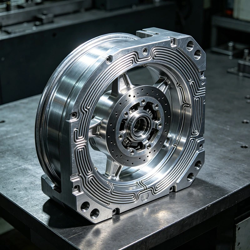 Aluminum Motorcycle Wheel Component Die Casting Mold-main2
