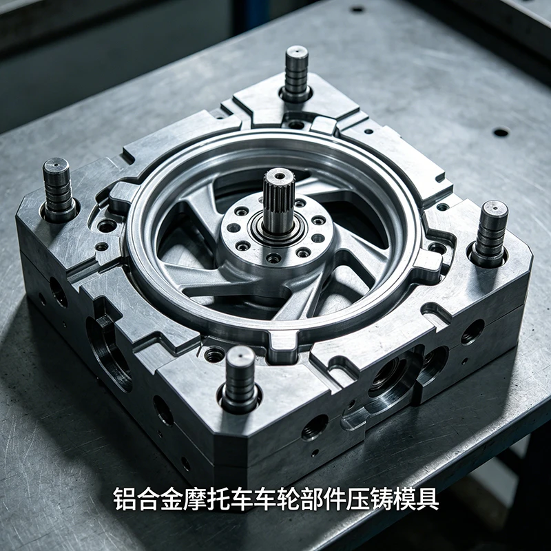 Aluminum Motorcycle Wheel Component Die Casting Mold-detail2 Aluminum Motorcycle Wheel Component Die Casting Mold-detail2