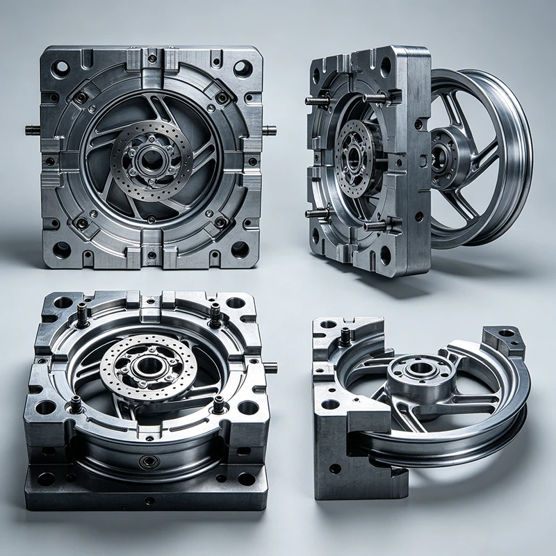 Aluminum Motorcycle Wheel Component Die Casting Mold-detail3 Aluminum Motorcycle Wheel Component Die Casting Mold-detail3